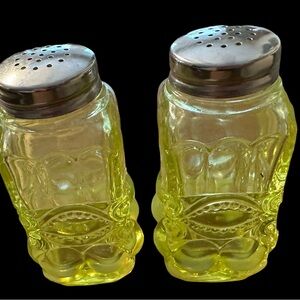 Mosser Vaseline Glass Eye Winkler Pattern